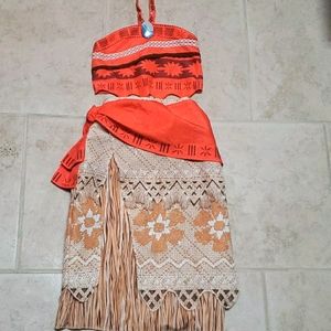 NWOT Disney Moana Costume.